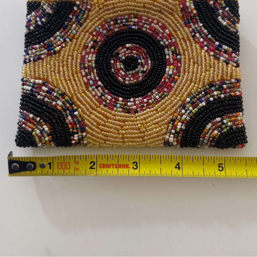 Beaded Small Card/Coin Pouch - Picture 9 of 10